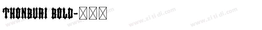 THONBURI BOLD字体转换